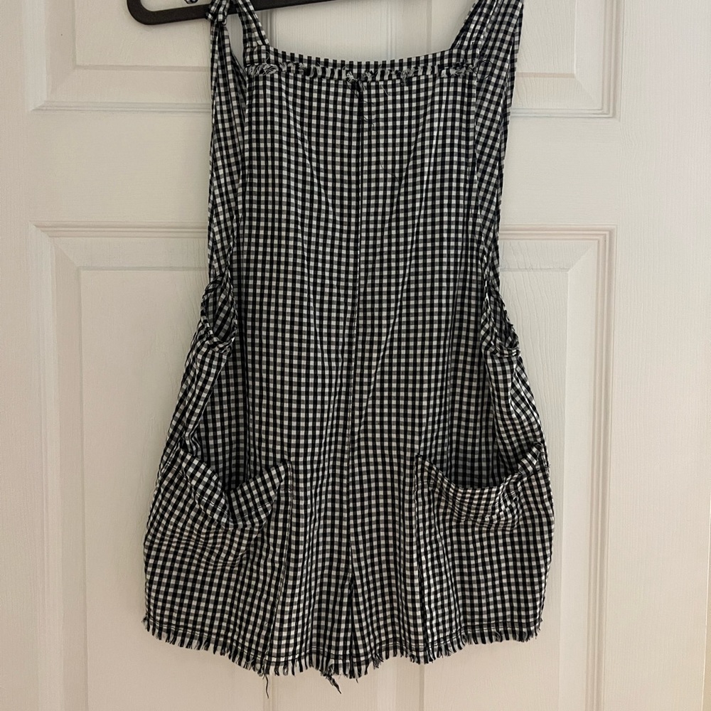 LF gingham romper